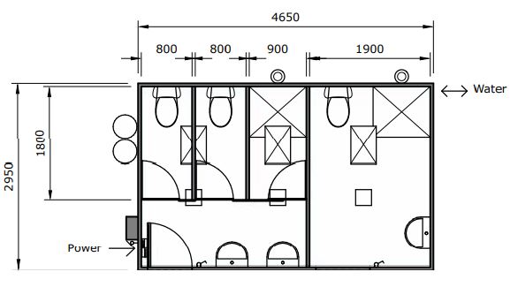 Accessible Portable Bathroom