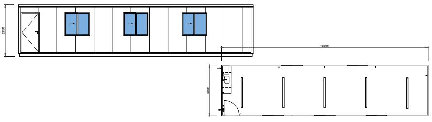 portable lunch room plan I
